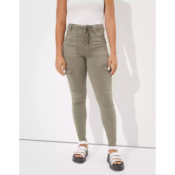 AMERICAN EAGLE Hi-Rise Cargo Jeggings - Picture 1 of 7